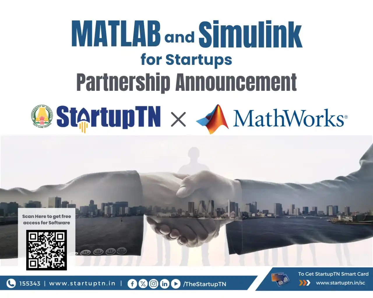 Image from StartupTN : 🚀 StartupTN Joins Hands with MathWorks! 🚀 We’re happy to announce t...