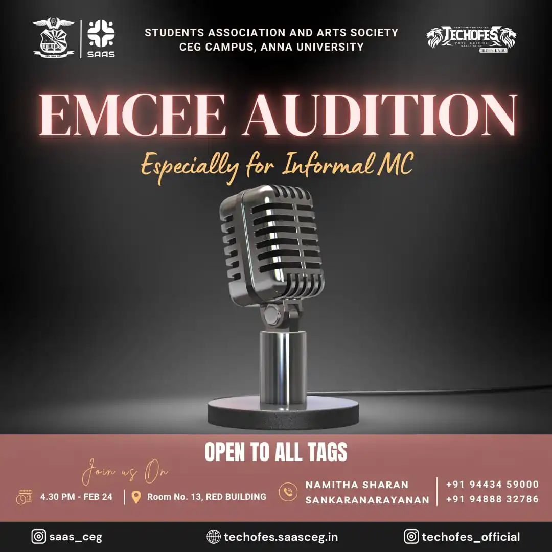 STUDENTS ASSOCIATION AND ARTS SOCIETY CEG post