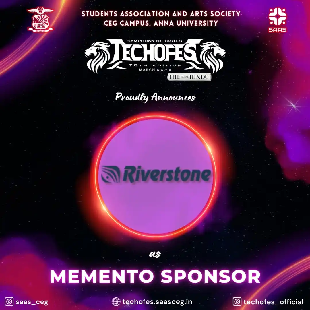 Image from STUDENTS ASSOCIATION AND ARTS SOCIETY CEG: Techofes ’78– Symphony of Tastes is here, bigger and better than ever!...