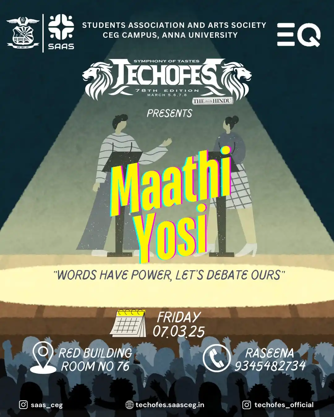 STUDENTS ASSOCIATION AND ARTS SOCIETY CEG post