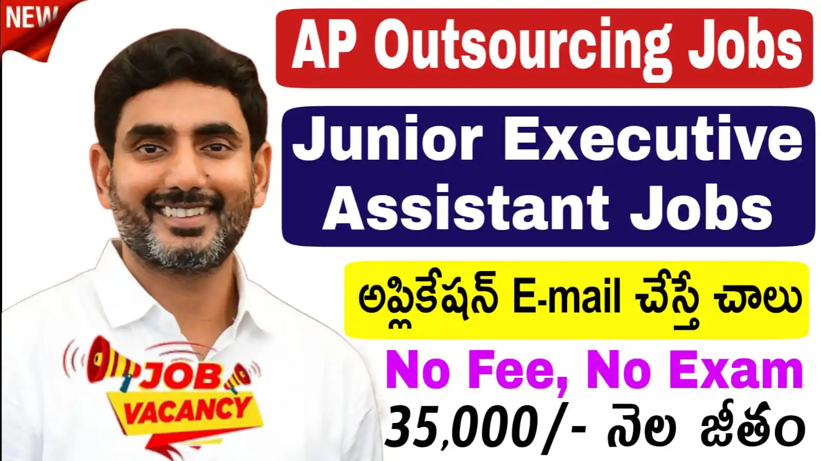 Image from Telugu Jobs Point: 🔥AP Outsourcing Jobs : Any డిగ్రీ అర్హతతో బంపర్ నోటిఫికేషన్ విడుదల | ...