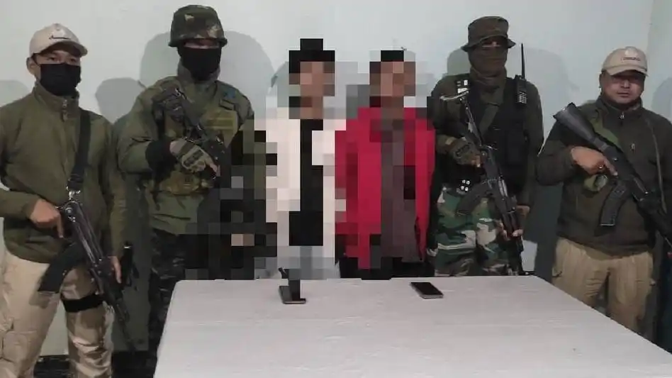 Image from The Tribal Post: A joint operation between the Manipur police and Assam Rifles, on Febr...