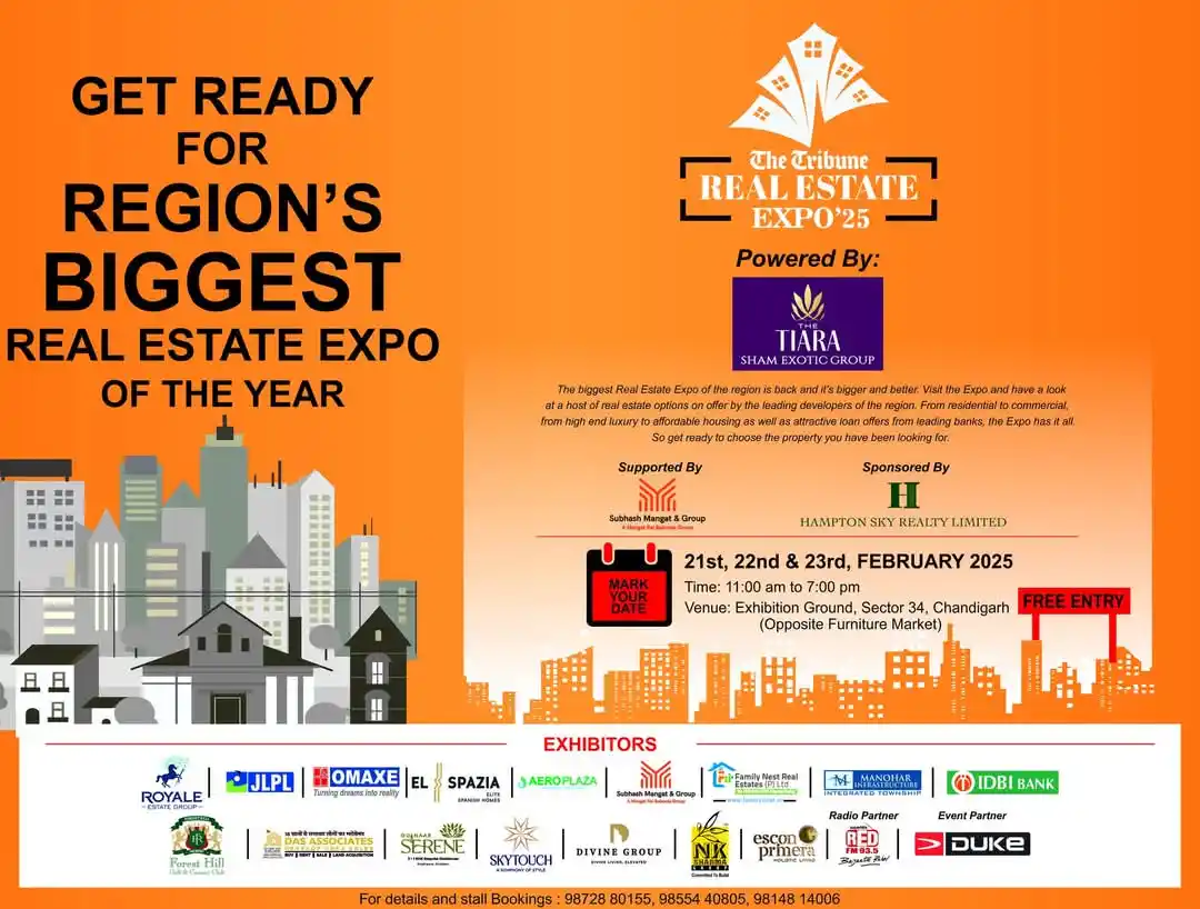 Image from The Tribune: The Tribune Real Estate Expo 2025 🏡 📅Date: Feb 21st, 22nd and 23rd...
