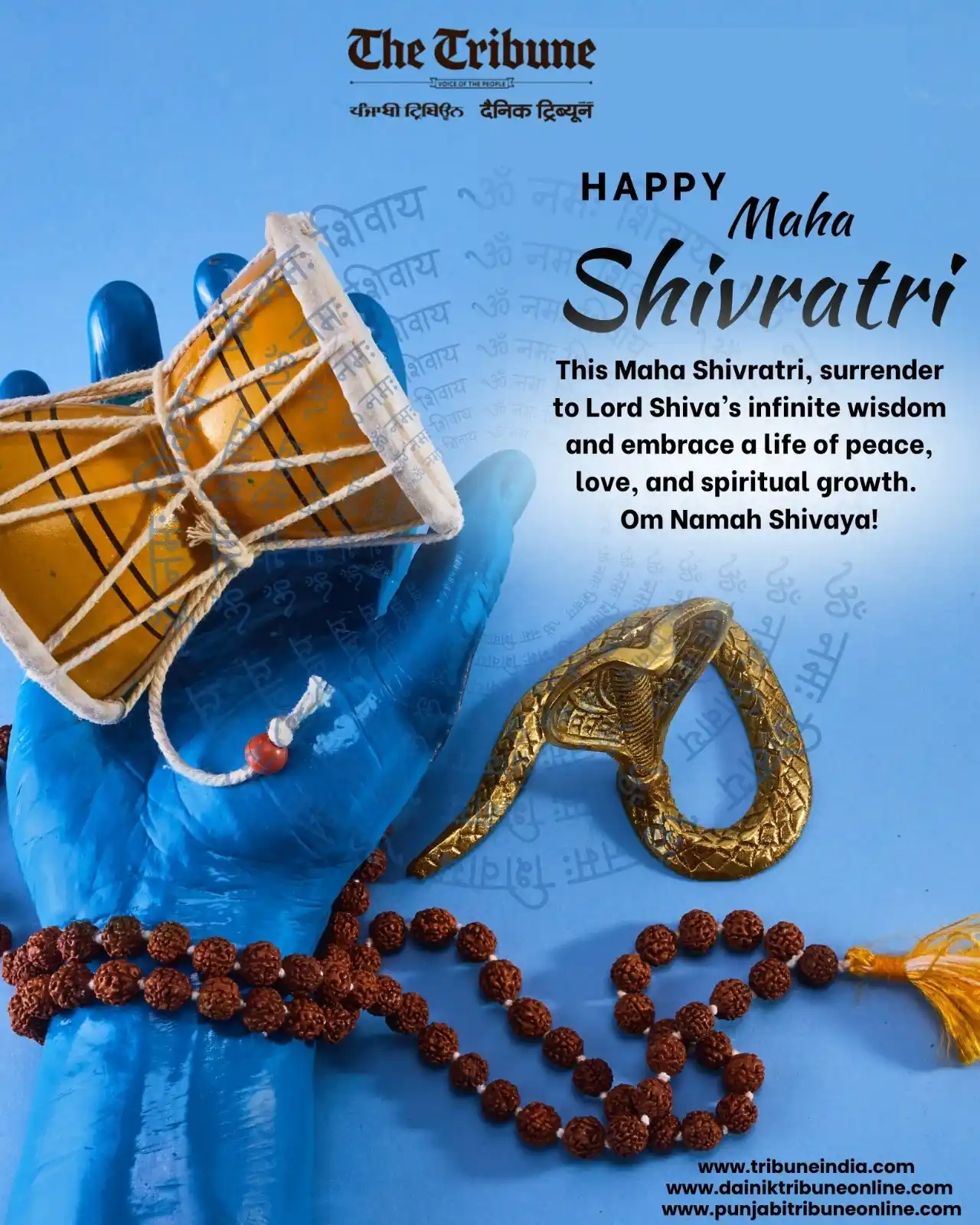 Image from The Tribune: Happy Mahashivratri 2025!! <a class="text-blue-500 hover:underline cu...