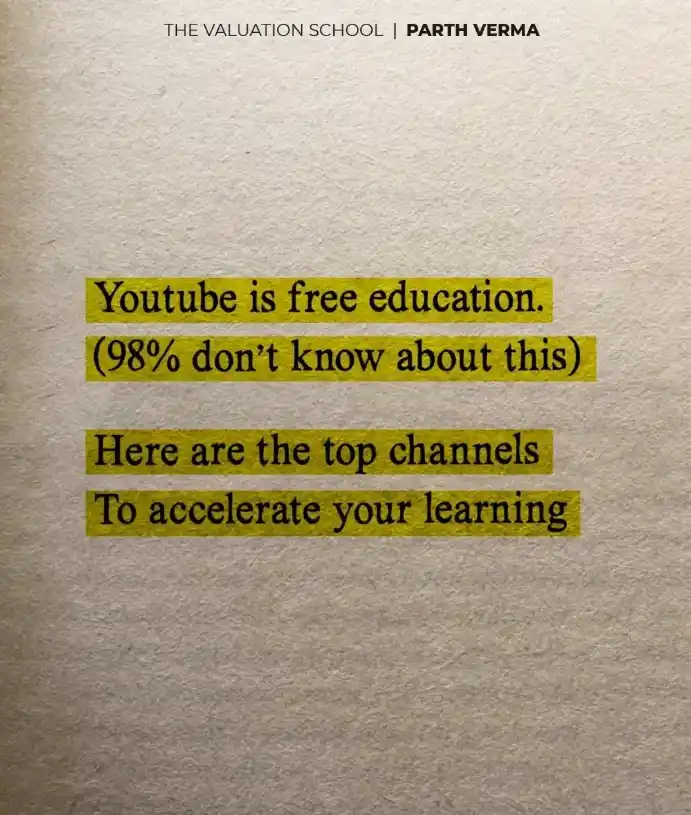 The Valuation School post