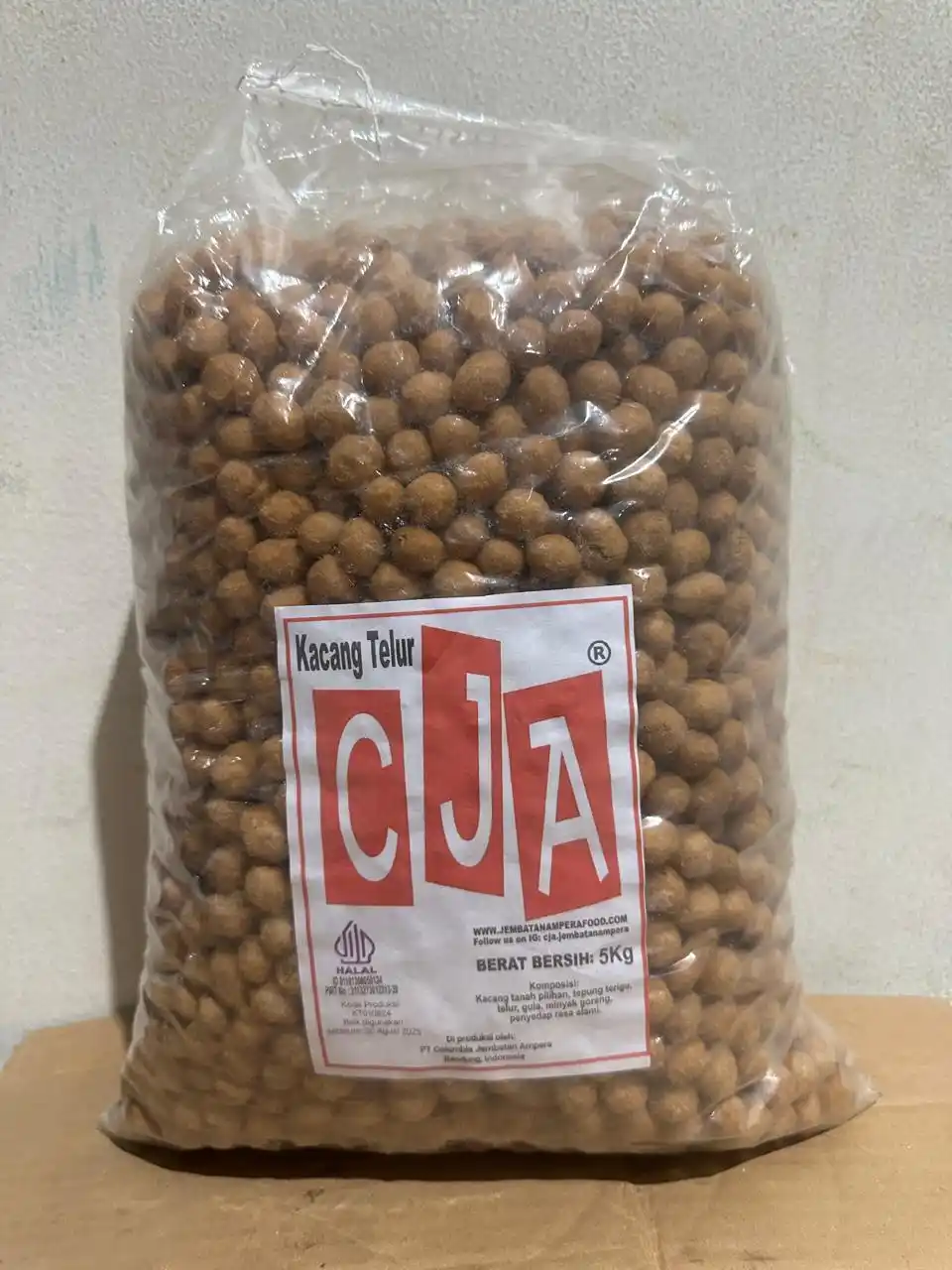 Image from Toko LC GROSIR Khusus SNACK CEMILAN: Kacang telor CJA @112rb/5kg,,,,111rb/rsl...