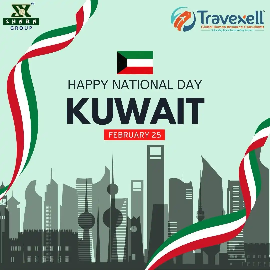 Image from Travexell: "Happy Kuwait National Day! Wishing the people of Kuwait a joyous cel...
