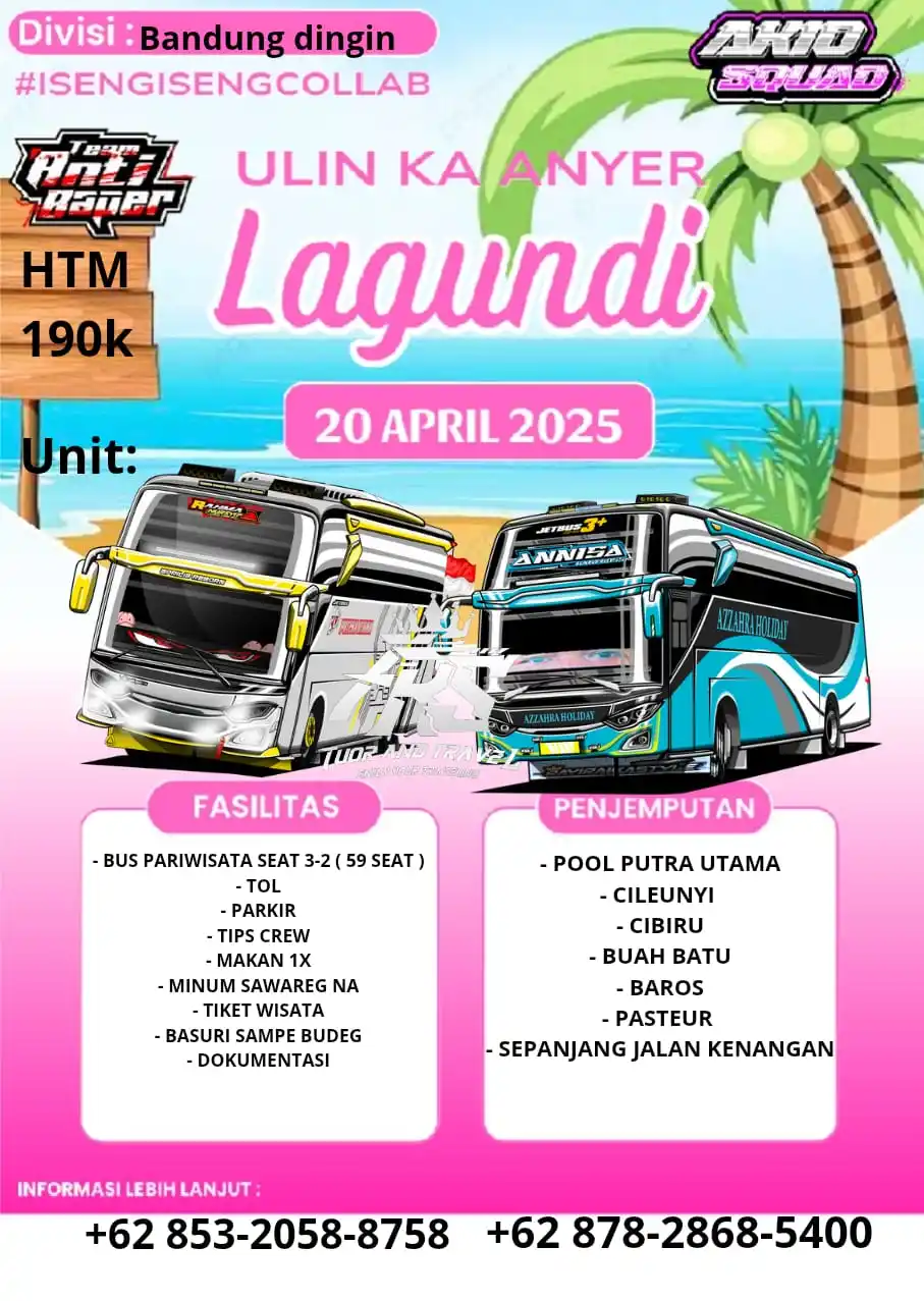 Image from β’ππͺπ ππ£π ππ£ππ€ π½πͺπ¨β’ "πππ½ πππ£π ": *_ASSALAMUALAIKUM SEMUANYA KAMI OPEN TRIP PADA TANGGAL 20 APRLI 2025 B...