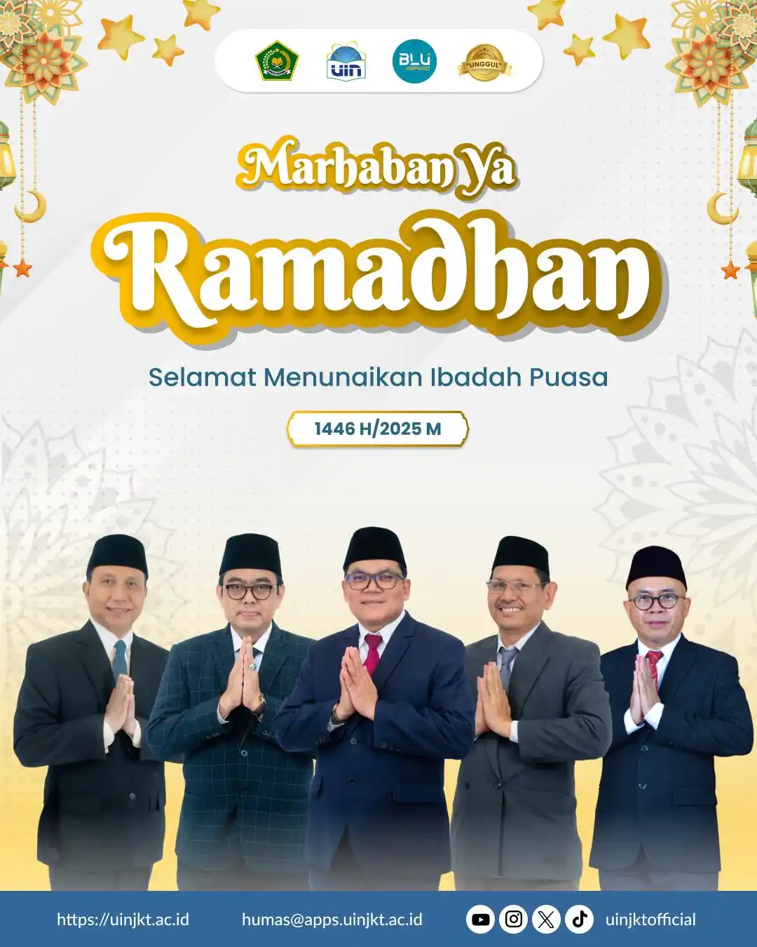 Image from UIN Syarif Hidayatullah Jakarta: Marhaban Ya Ramadhan! Rektor dan Sivitas Akademika Universitas Islam ...
