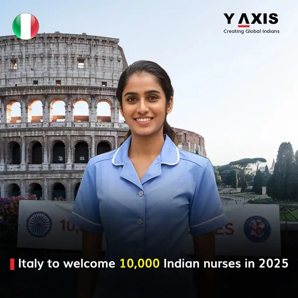 Image from Y-Axis Overseas: Italy to welcome 10,000 Indian nurses in 2025!  Italy is addressing it...