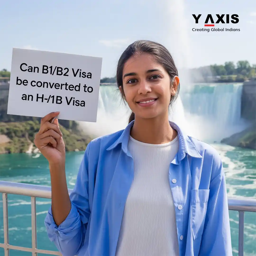 Image from Y-Axis Overseas: Can a B1/B2 visa be converted to an H-1B visa? Yes! You can change yo...
