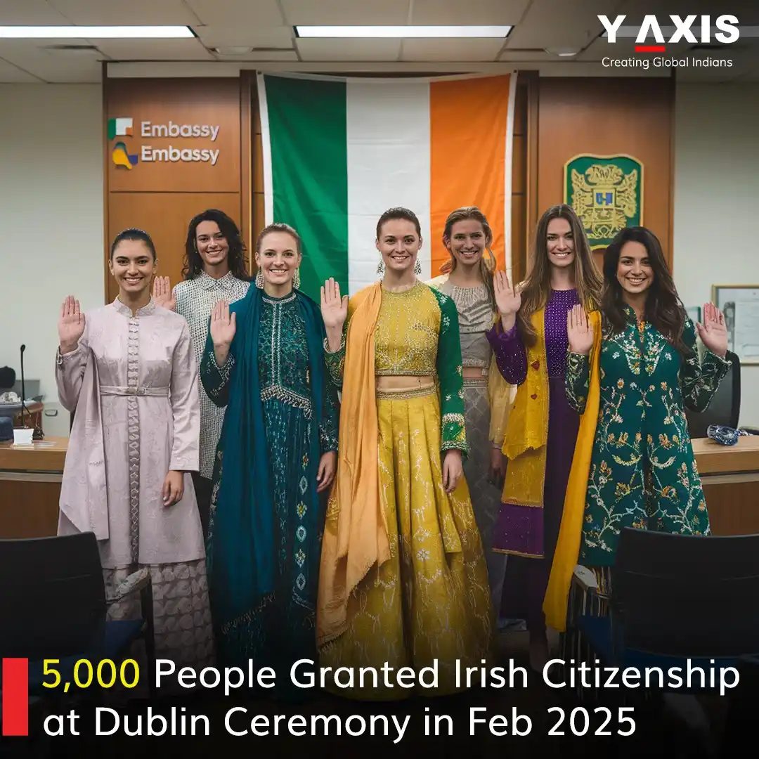 Image from Y-Axis Overseas: 5000 People Granted Irish Citizenship in Feb, 2025  Ireland welcomed 5...