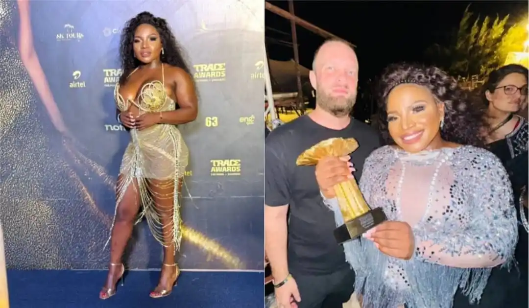 Image from ZimEcho News Channel: *📰“God Did”: Makhadzi Wins Best Dancer Award at the 2025 Trace Awards...