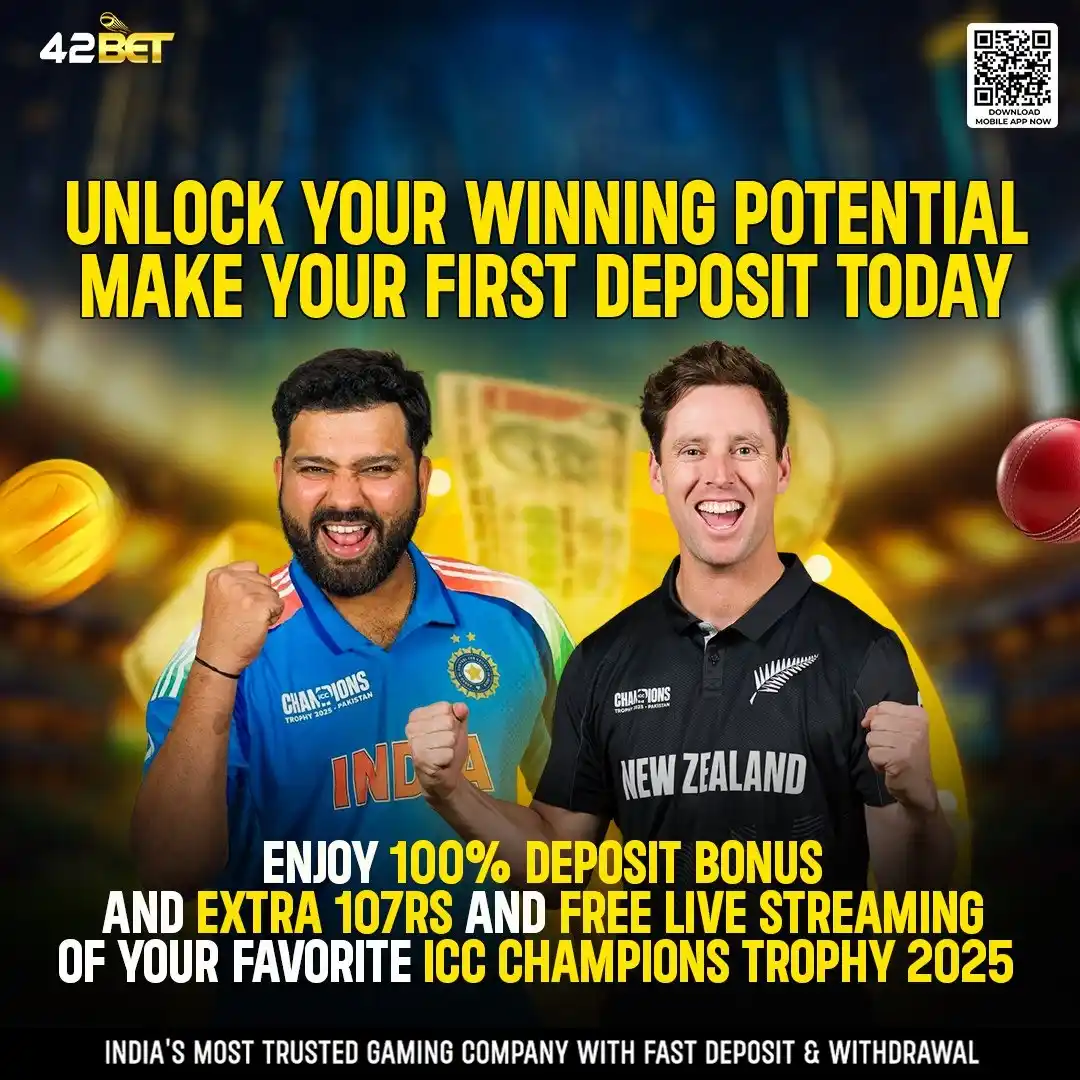 Image from 42Bet India: ๐๐๐ฃ ๐ก๐๐ ๐๐ฉ๐๐ง๐ ๐ฉ๐๐ก๐๐ฅ๐ ๐๐๐ฉ๐จ๐ฌ๐ข๐ญ ๐ค๐๐ซ๐๐ง! ๐ S...