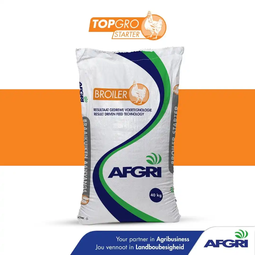 Image from AFGRI Animal Feeds: TOPGRO STARTER feed is scientifically developed for broiler chicks fro...