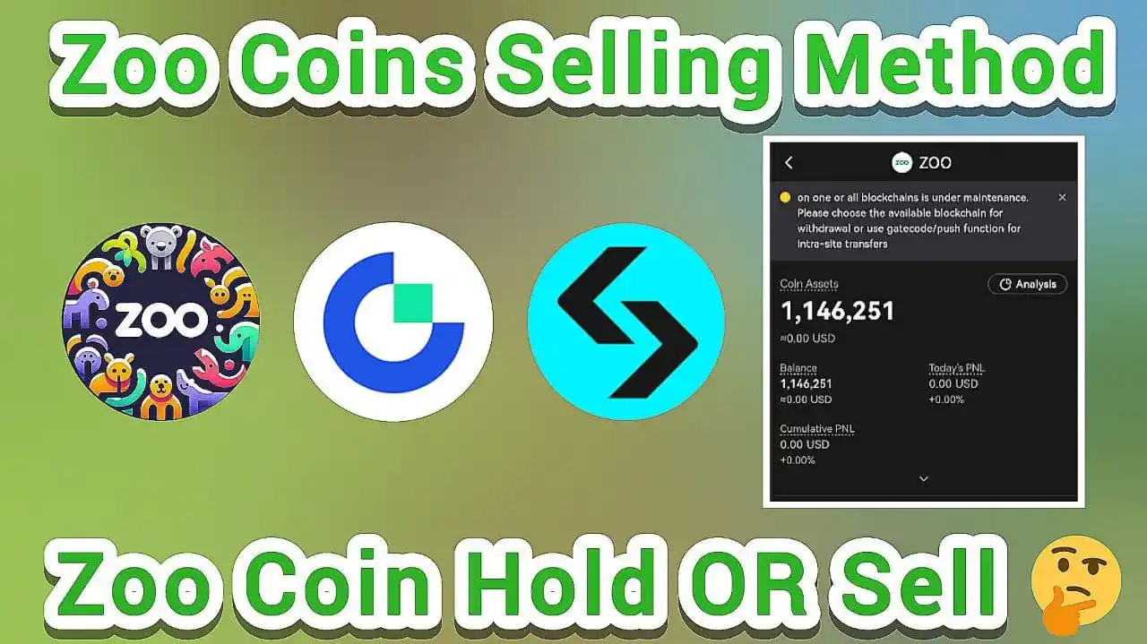 Image from Ahmad Crypto Community: *Zoo Coin Selling Method Details Video ✅* - Video Uploaded On Yt "Ah...