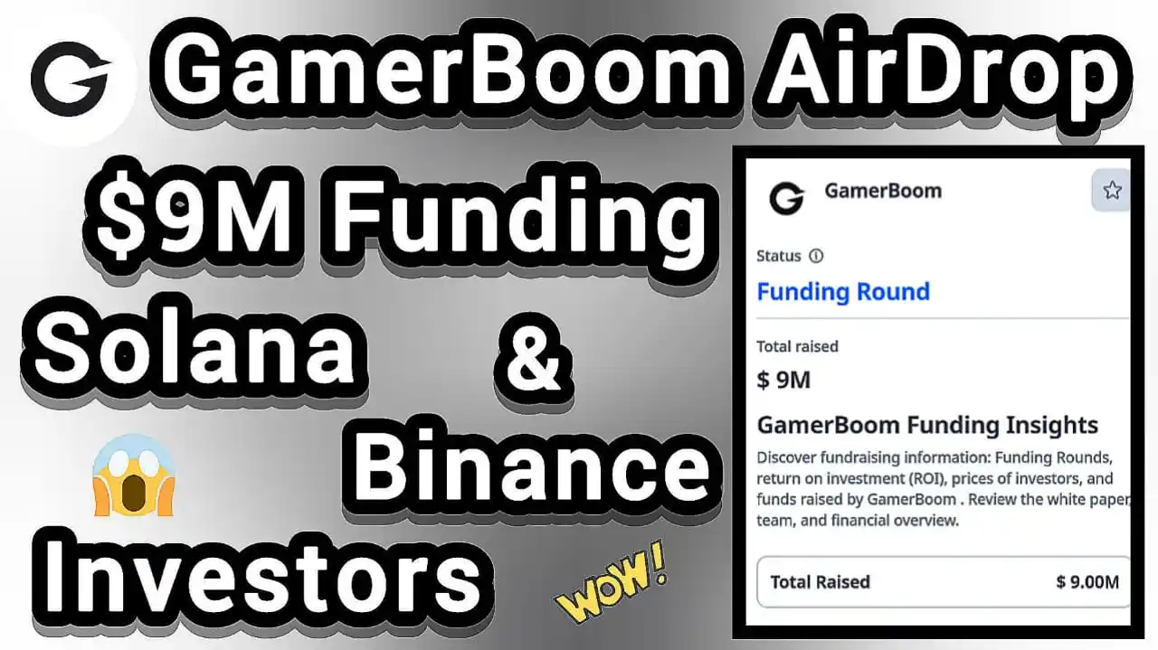 Image from Ahmad Crypto Community: *GamerBoom AirDop Full Details & Working Video 📸✅* - Video Uploaded...