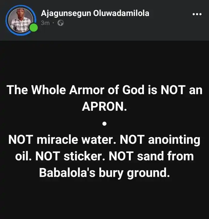 Ajagunsegun Oluwadamilola🔥 post