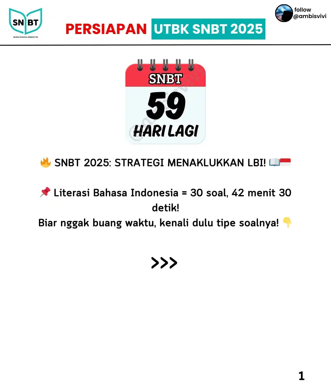 Vivi | Fokus PTN (SNBP & SNBT) post