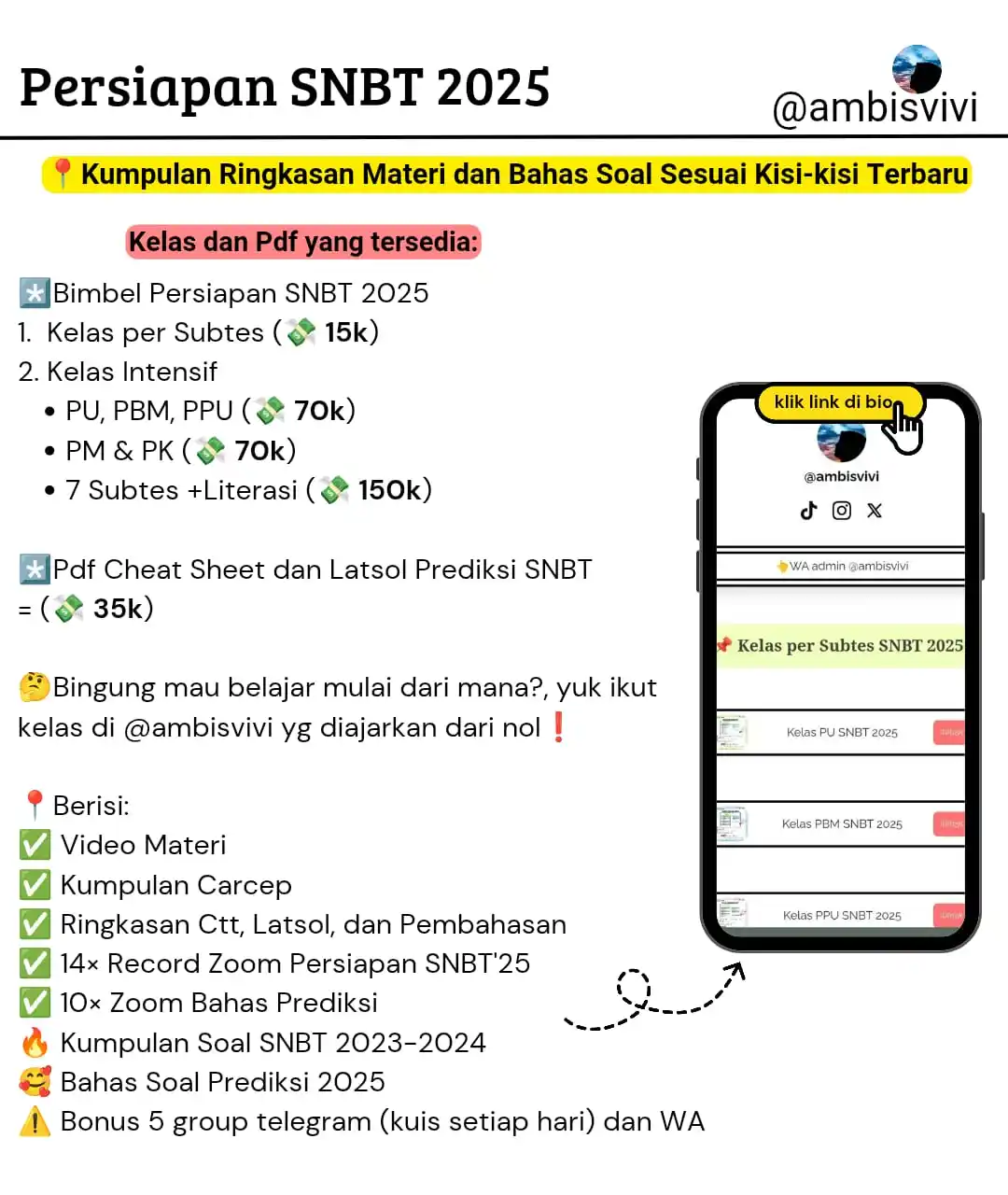 Vivi | Fokus PTN (SNBP & SNBT) post