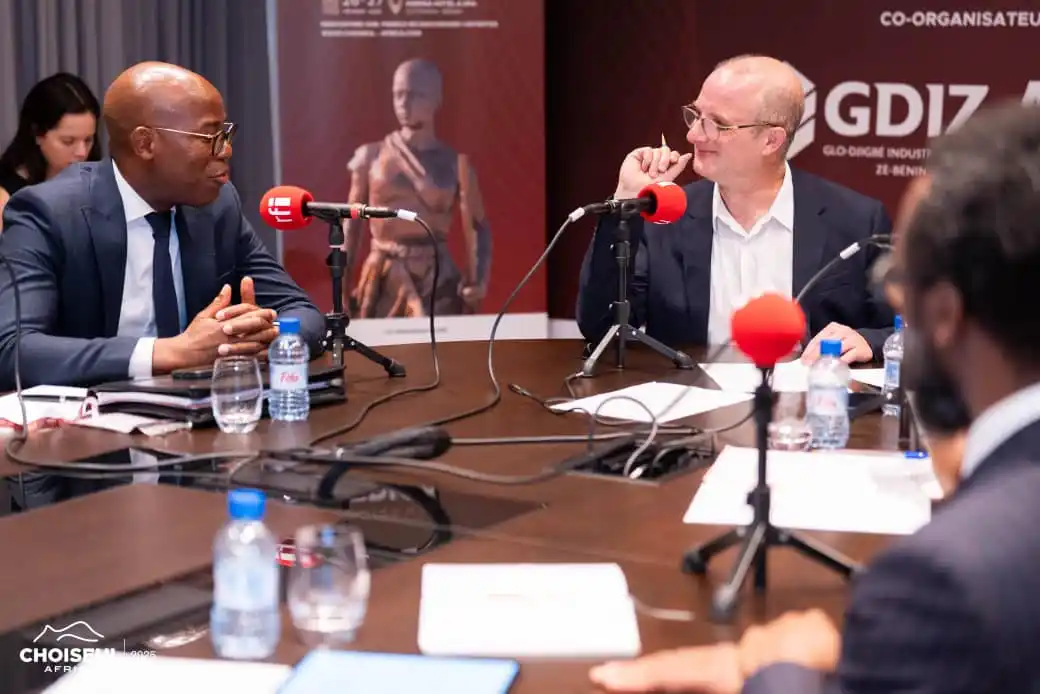 Image from ARISE IIP News: 🎙️ GDIZ in the spotlight on RFI 🇧🇯🇧🇯🇧🇯 At the Choiseul Africa ...