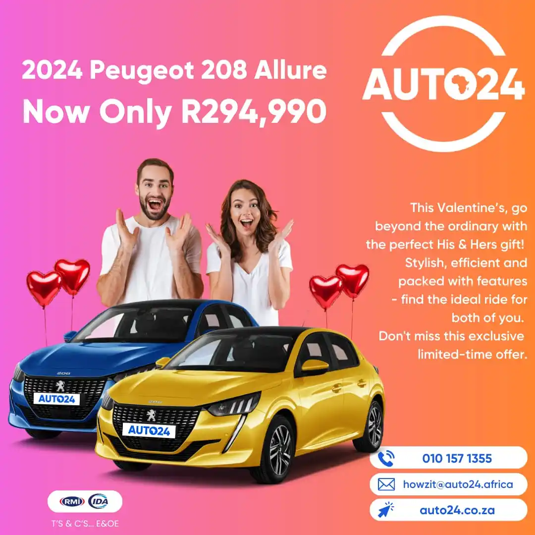 Image from AUTO24.co.za 🇿🇦: 🚙💥 February Special! Get behind the wheel of the 2024 Peugeot 208 fo...
