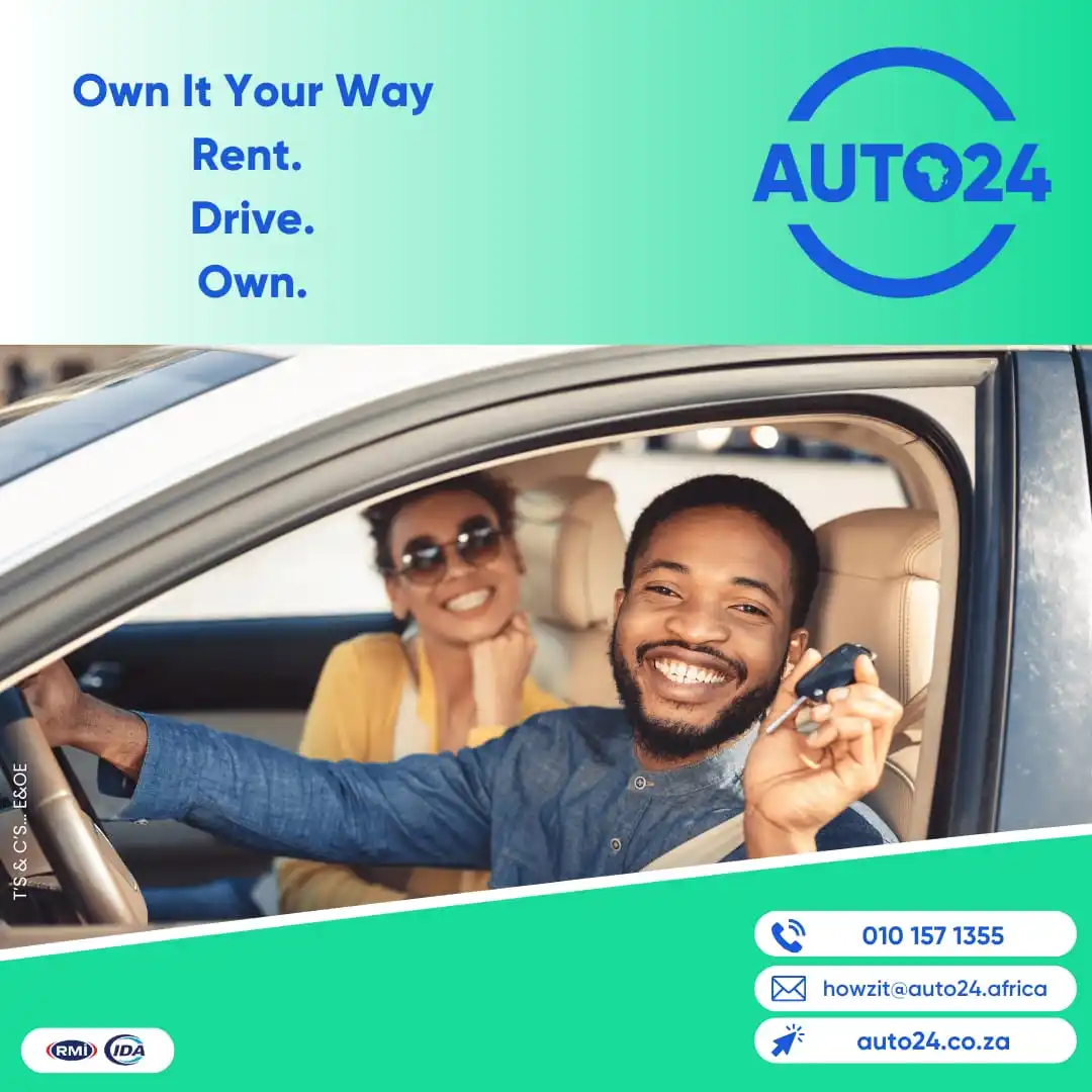 Image from AUTO24.co.za 🇿🇦: Why just rent when you can own? 🚗💨With our Rent-to-Own program, you ...
