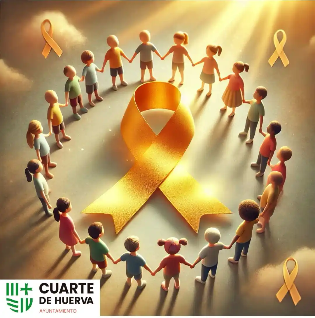 Image from Ayuntamiento de Cuarte de Huerva: 💛 Día Internacional del Cáncer Infantil 💛 Hoy queremos enviar todo ...