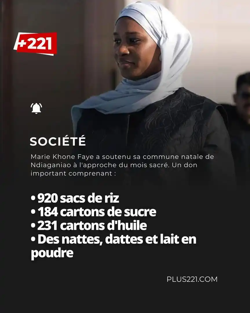 Image from BESTWORLD 🇸🇳: Ramadan: La première dame Marie Khone faye soutient la population de ...