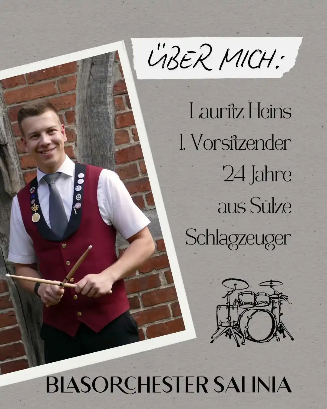Image from Blasorchester Salinia 🎶: 👋 Wir starten mit einer Vorstellung unseres Vorstandes und stellen in...