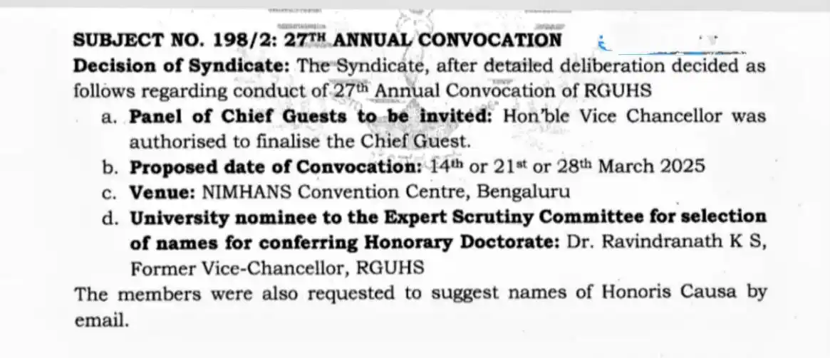 Image from BSC NURSING RGUHS FAM ✪: Proposed dates for RGUHS convocation...