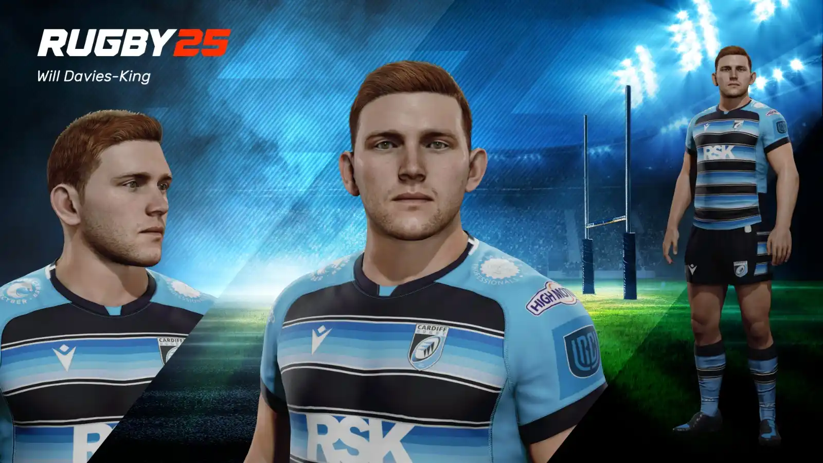 Cardiff Rugby post