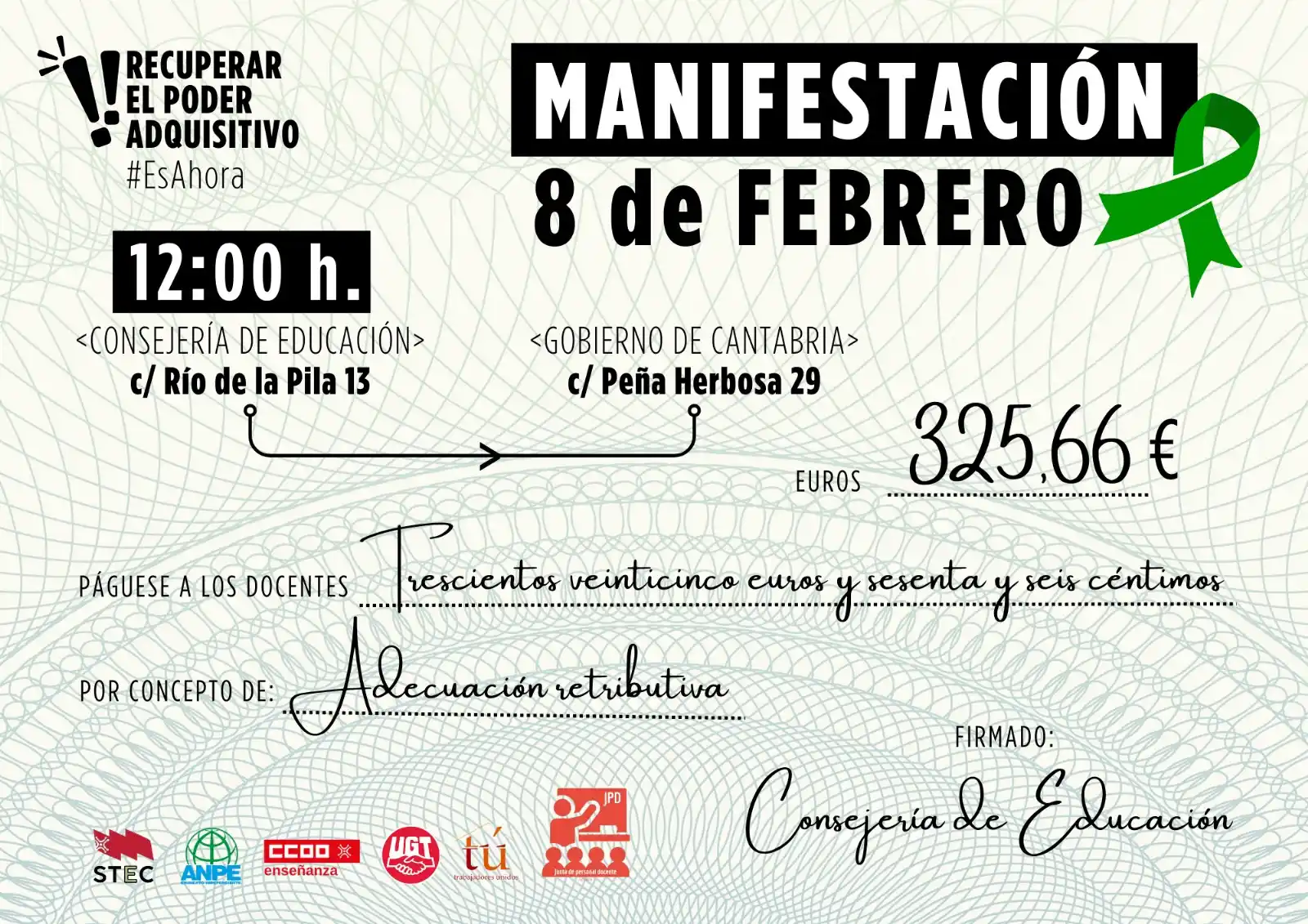 CCOO Enseñanza Cantabria post