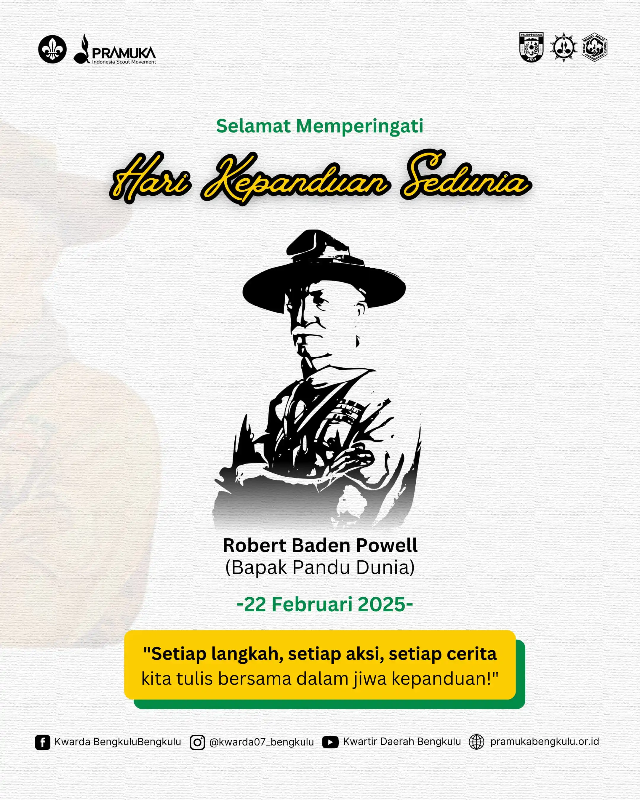 Image from Cerita Pramuka: Hari Kepanduan Sedunia Tahun 2025 Kepanduan bukan hanya soal seragam ...