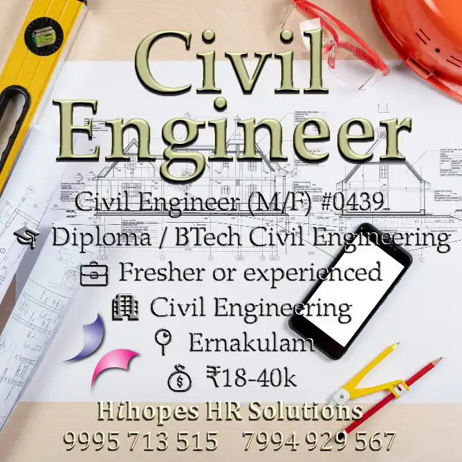 Image from Cochin Jobs: 🟢 Civil Engineer (M/F) <a class="text-blue-500 hover:underline cursor...