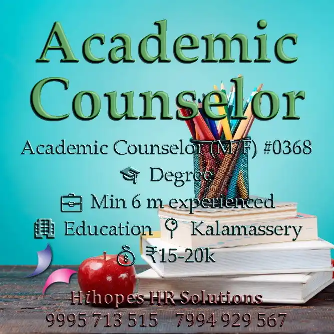 Image from Cochin Jobs: 🟢 Academic Counselor (M/F) <a class="text-blue-500 hover:underline cu...