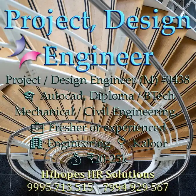 Image from Cochin Jobs: 🟢 Project / Design Engineer (M) <a class="text-blue-500 hover:underli...