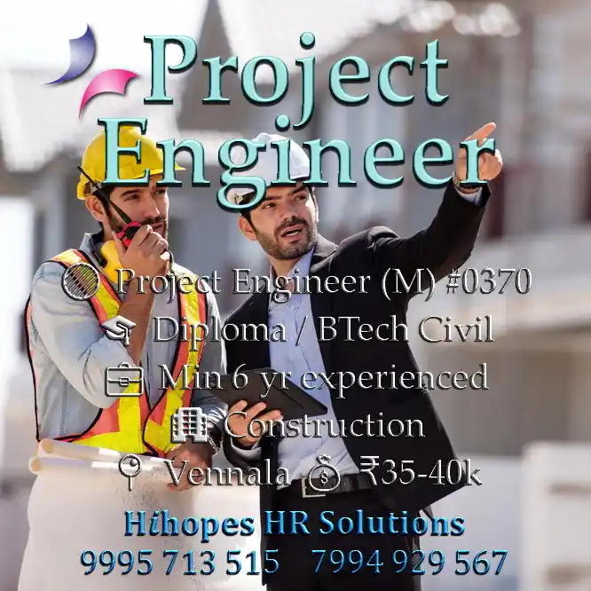 Image from Cochin Jobs: 🟢 Project Engineer (M) <a class="text-blue-500 hover:underline cursor...