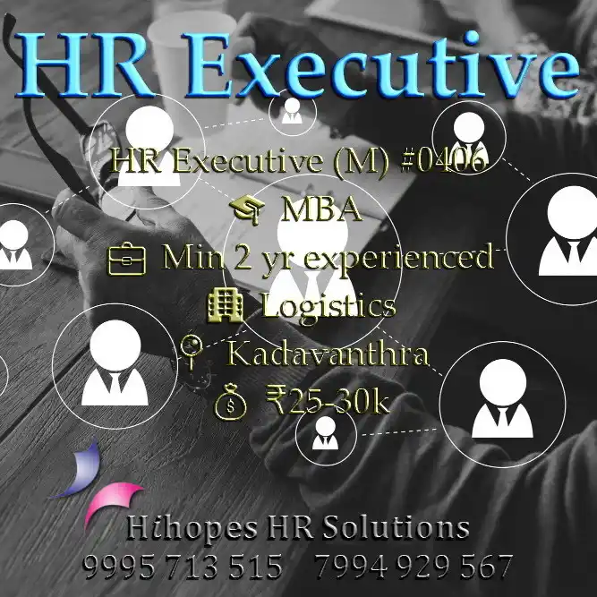 Image from Cochin Jobs: 🟢 HR Executive (M) <a class="text-blue-500 hover:underline cursor-poi...