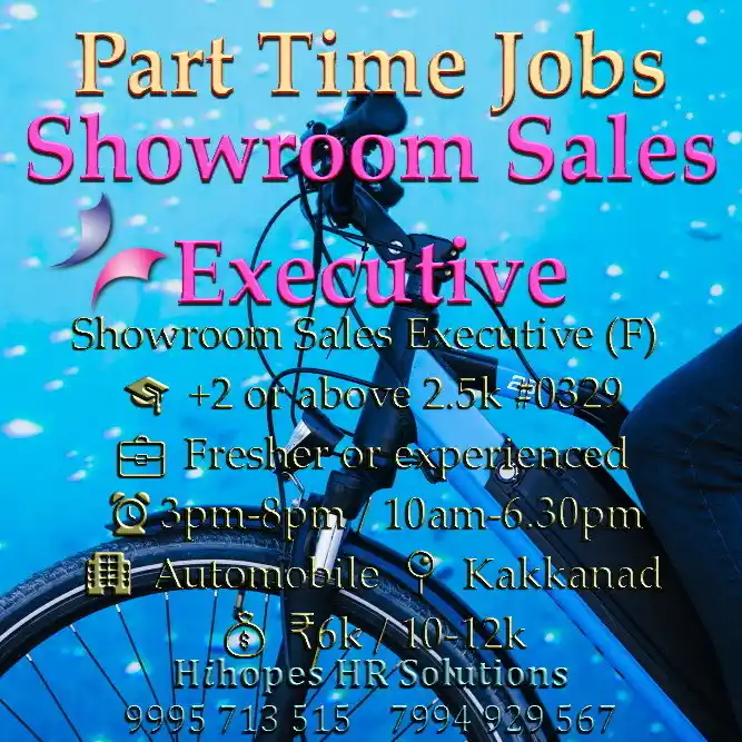 Image from Cochin Jobs: 🟦 Showroom Sales Executive (F) 2.5k <a class="text-blue-500 hover:und...