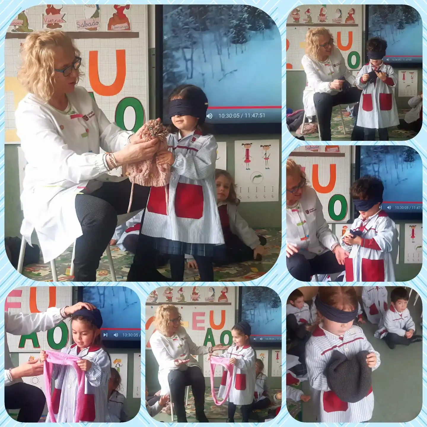 Image from COLEGIO EDUCARE MONTESCLAROS: 🧣❄ ¡Jugamos a adivinar prendas de invierno! ❄🧤 Hoy los pequeños de I...