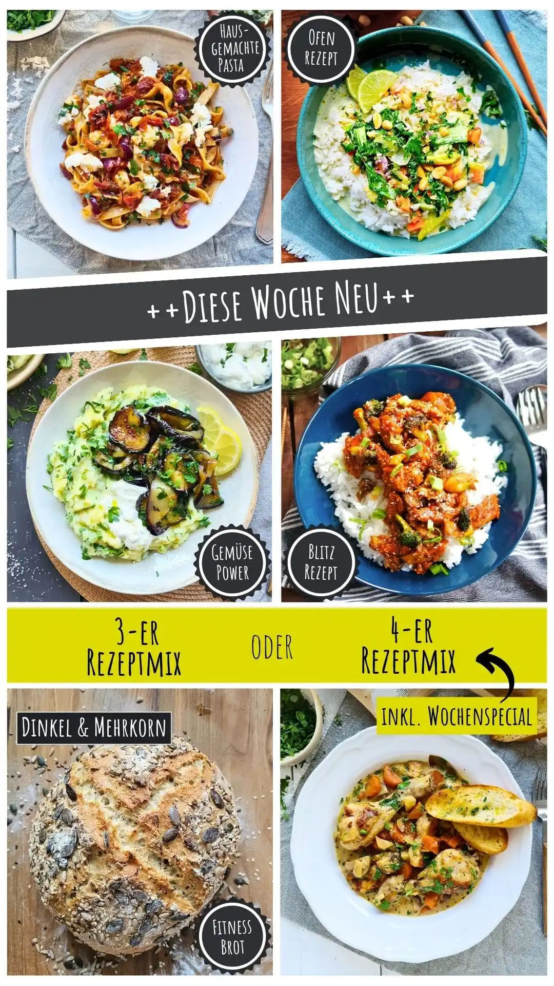 Image from cookit - Rezepte, News & Aktionen: ✨ Unsere neue Wochenkarte ist da! 🥰✨ 🍝 Tagliatelle in süßer Ofen-To...