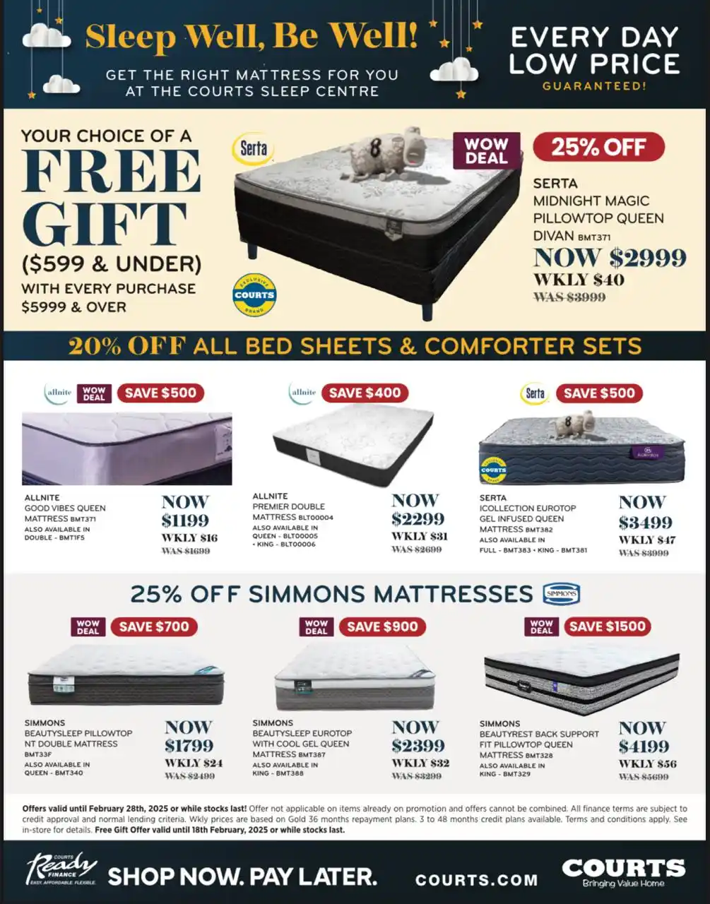 Image from Courts Trinidad and Tobago: 🌙 SLEEP WELL, BE WELL! 🛏️✨ Upgrade your sleep with unbeatable deals...