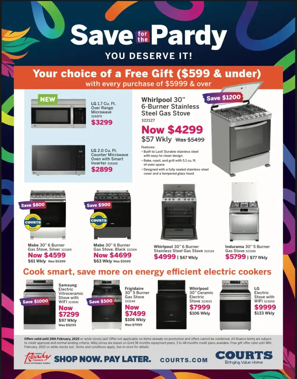 Image from Courts Trinidad and Tobago: 🔥 SAVE FOR THE PARDY – YOU DESERVE IT! 🔥 🛒 Shop Now & Get a FREE G...