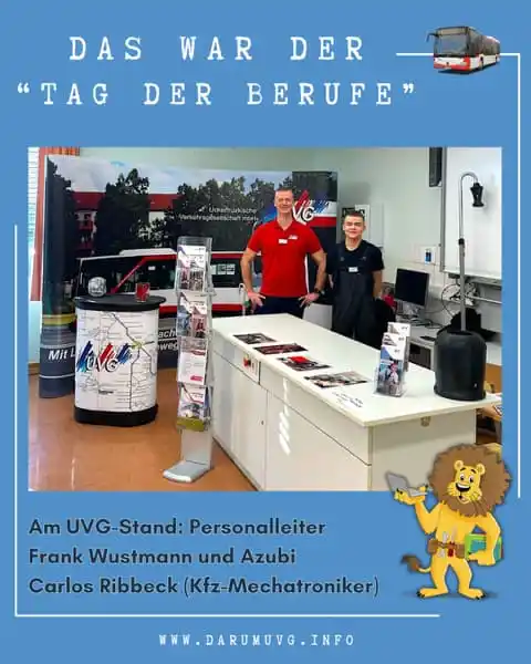Image from DARUM UVG: Am Samstag war es wieder mal soweit - "Tag der Berufe" am Oberstufenze...