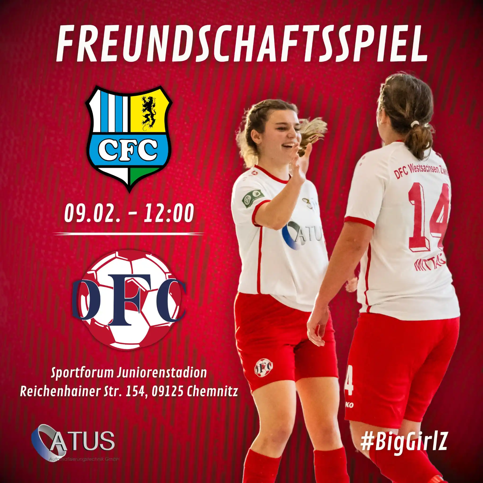Image from DFC Westsachsen Zwickau: Erstes Testspiel im neuen Jahr. Wir spielen am Sonntag gegen die 2. Ma...