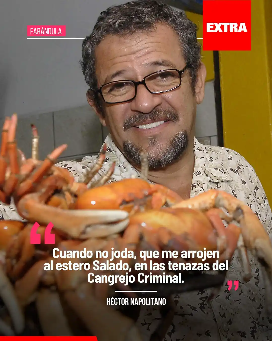 Image from Diario EXTRA: ¡UN DURO! 👏🔥 Héctor contesta el teléfono. Su voz ronca parece romper...