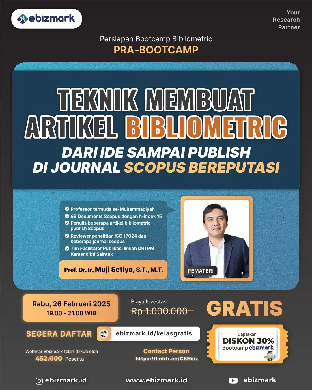 Image from Ebizmark: Besok _tanggal 26 Feb_ akan ada pelatihan persiapan nulis dan publish ...
