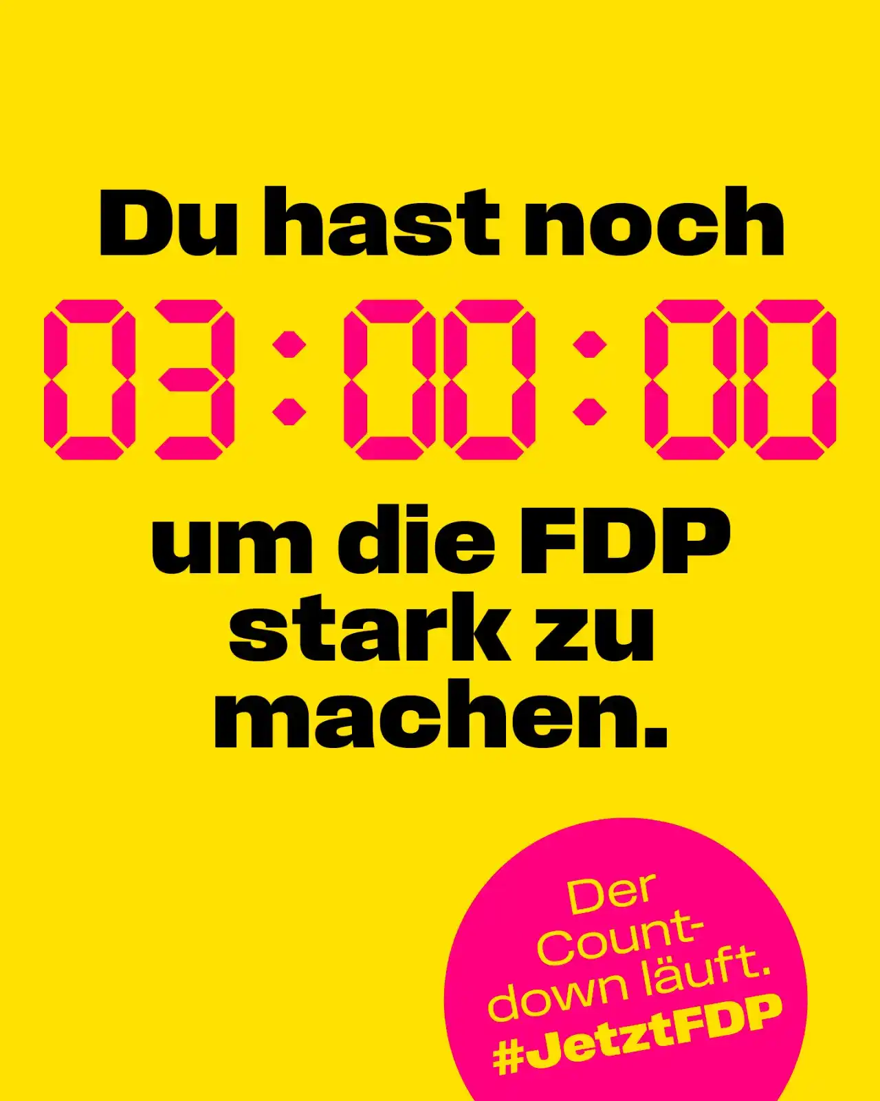 Image from FDP: Die Wahllokale schließen bald! Du hast noch drei Stunden Zeit, um die ...