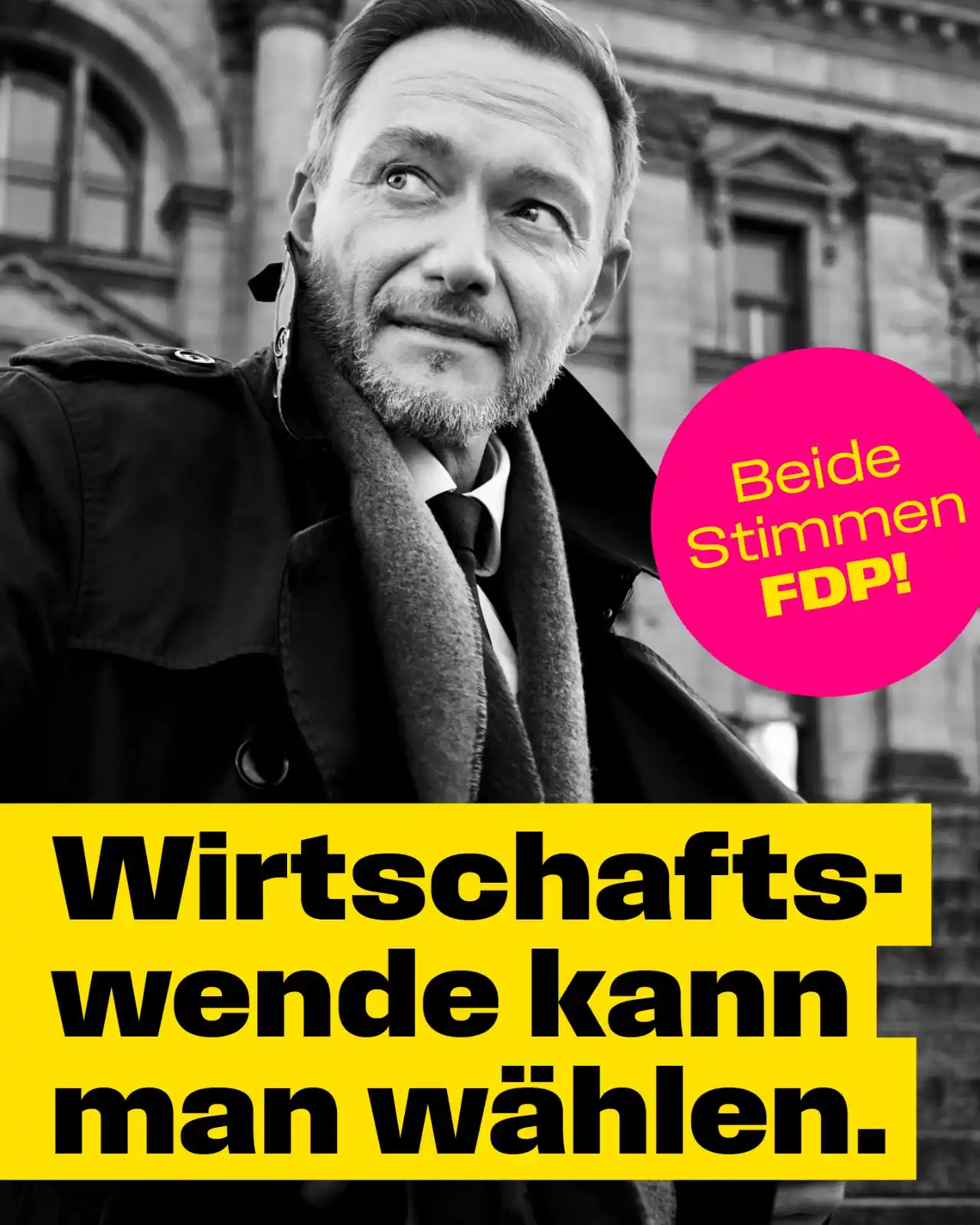 Image from FDP: Die Wirtschaftswende kann man wählen! Und zwar morgen, mit beiden Stim...